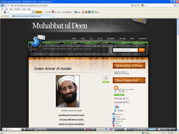 HamzaJennings: Anwar Al Awlaki - DANGER