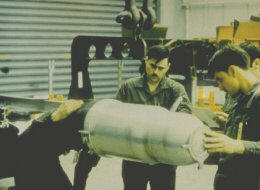 W-80 Warhead being handled on the Ground.